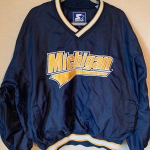 Vintage Starter University of Michigan Pullover